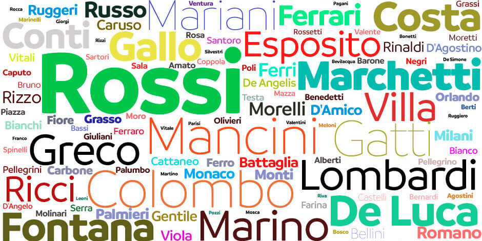200 Sobrenomes Italianos Mais Populares Na It lia talo Cidadania 